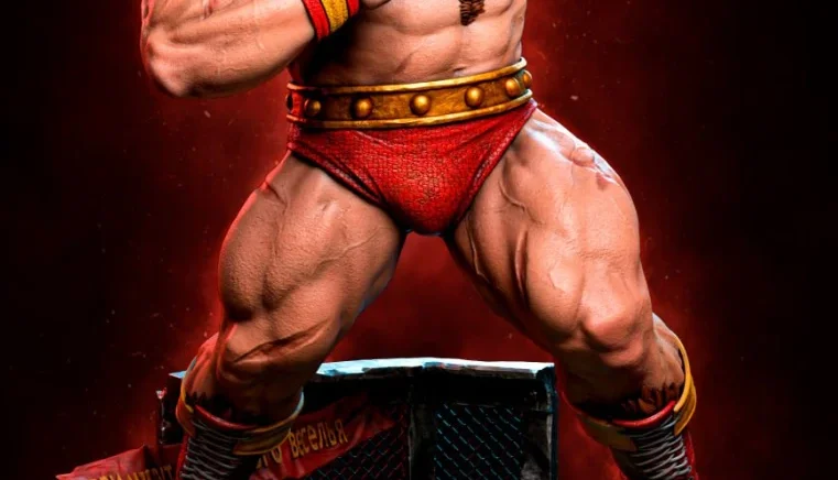 Zangief Street fighter 3d stl