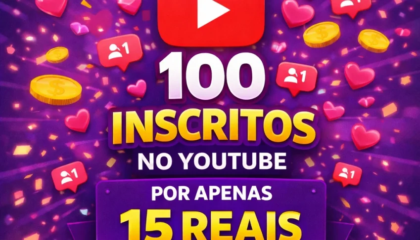✅100 Inscritos no YouTube✅ – BARATO –