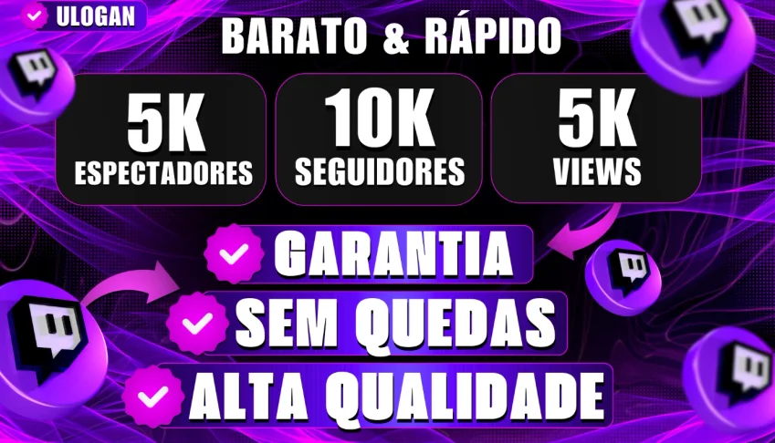 (PROMOÇÃO) Twitch Seguidores ( 75% OFF)