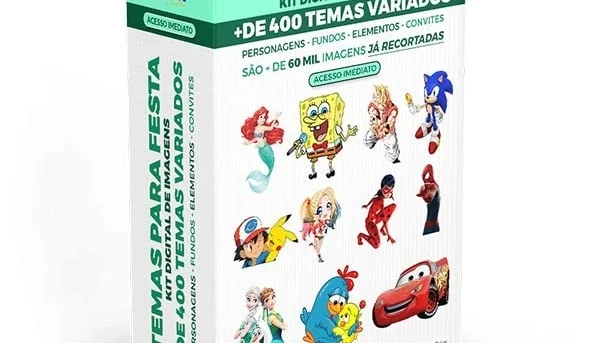 60 mil temas para festas 400 temas em alta resolução