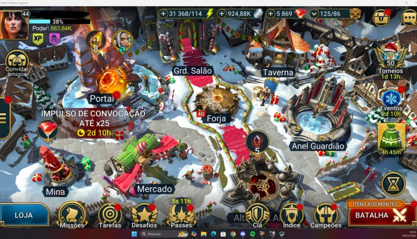 Conta inicial Raid Shadown Legends