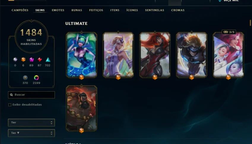 Conta Colecionador League Of Legends / Wild Rift / Valorant