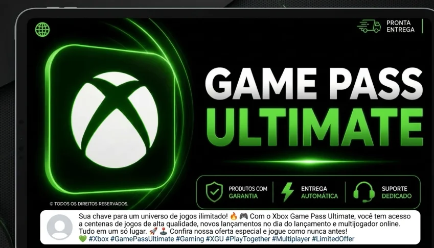 Xbox Game Pass - (Console) 30 Dias