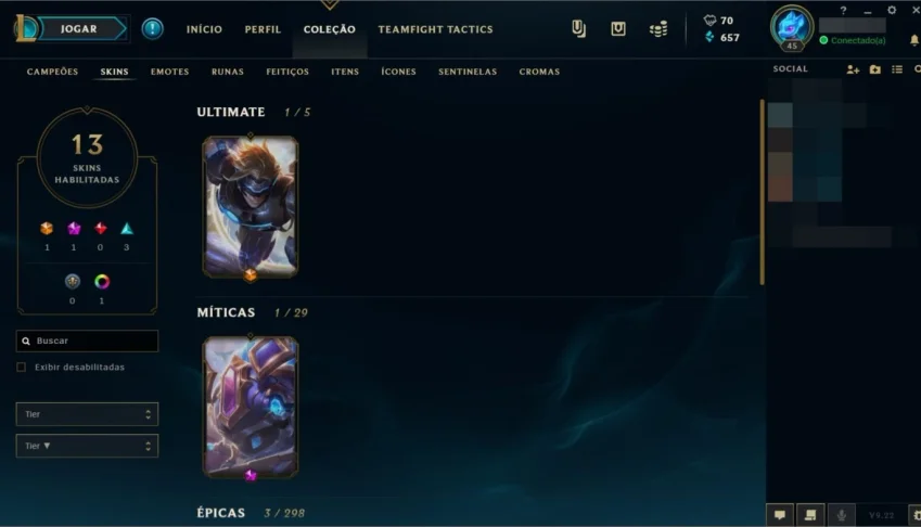 Conta League of Legends