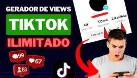 Visualizações & Comentários - TikTok ILIMITADOS