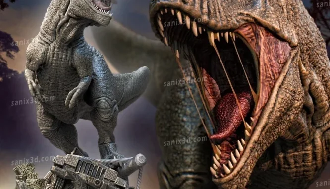 Sanix_-_Jurassic_Park STL