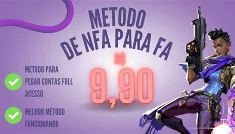 MÉTODO CAPTURAR CONTAS NFA PARA SEU EMAIL