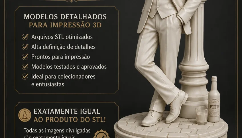 🔥 Zé Pilintra STL Ultra Detalhado | Arquivo 3D Premium