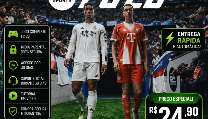 🔥 FC 26 Edição Padrão Xbox Series S/X | Mídia Parental