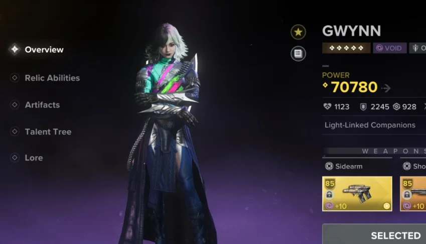 Conta Destiny Rising Top 100 LATAM Gwynn C1 70k Ning C4 68k