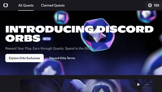 Discord Orbs Missões Automáticas