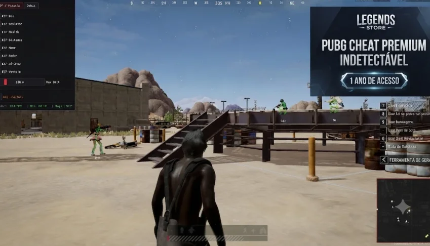 Cheat Pubg Indetectável - Testado 1 Ano - 30 Dias