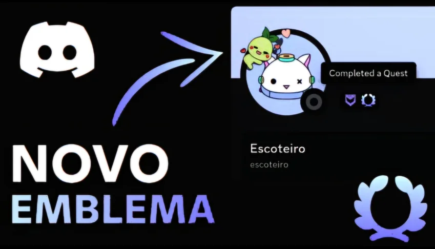 Insígnia Caçador De Missões Discord