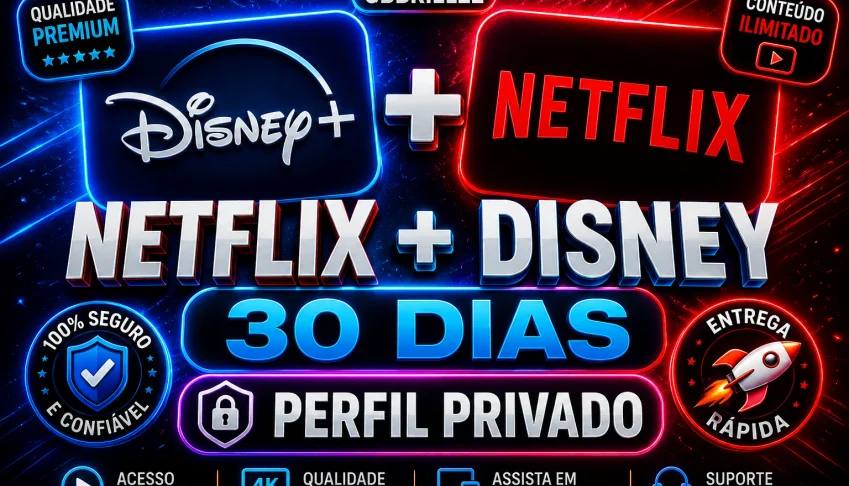 Netflix Privada 4K + Disney Privada 4K 30 DIAS