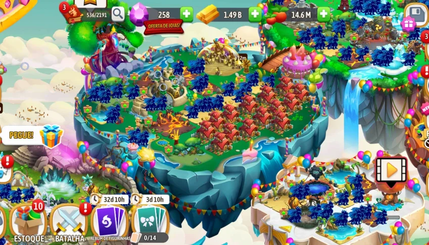 Dragon City,conta de 2013