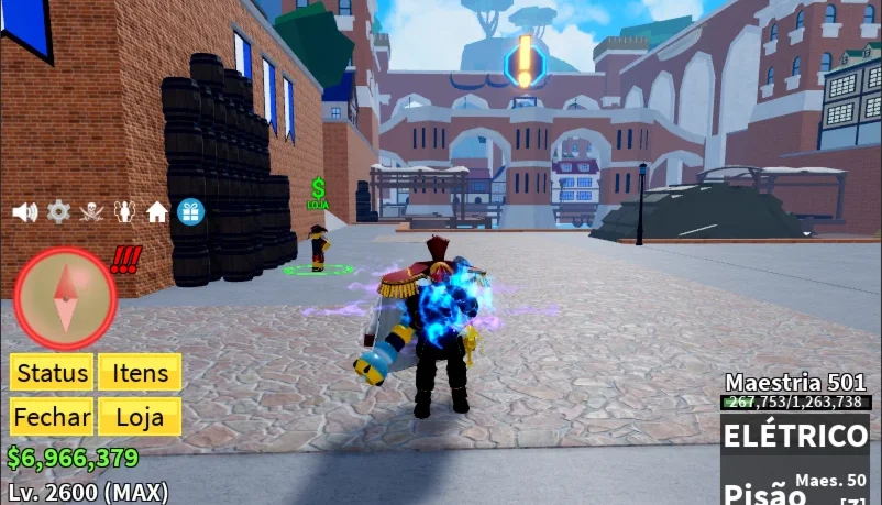 Conta do Roblox no Blox Fruits LEV 2600