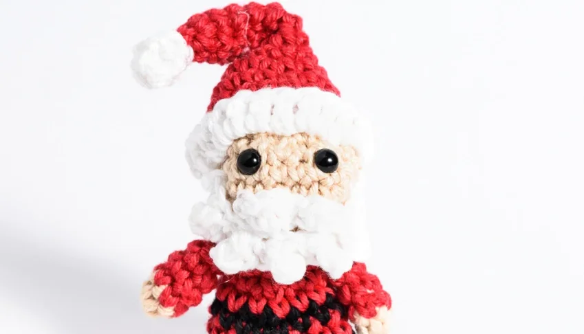 Papai Noel em Amigurumi