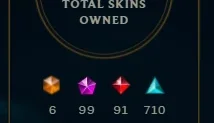 CONTA COLECIONADOR LOL - 1500+ skins - skins inobtiveis