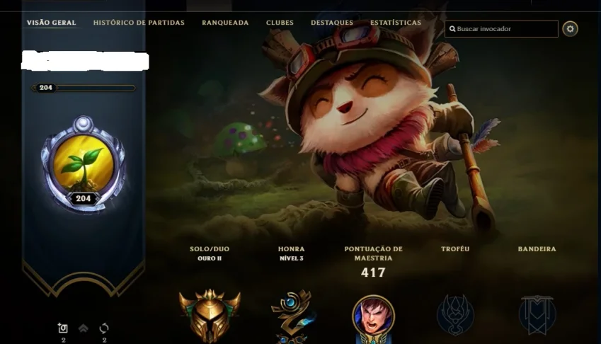 conta lol lvl 204-104 champs