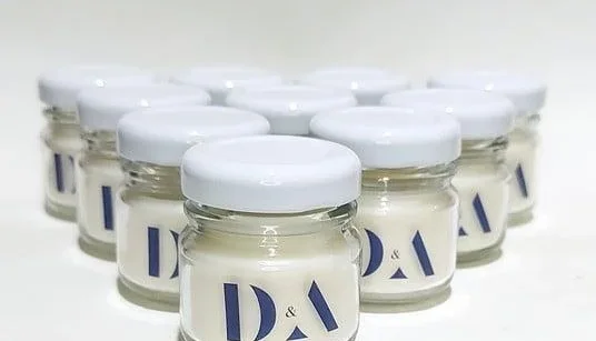 Mini Vela Aromática Casamento 40g