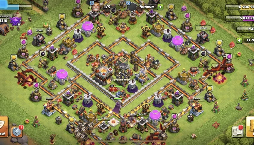 CONTA CLASH OF CLANS