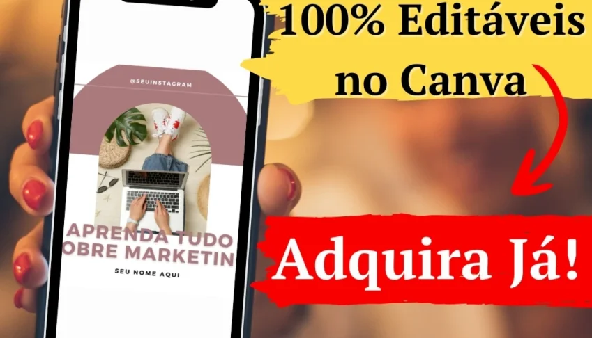 Pack Canva para Marketing Digital Vol. 1 com 25 Artes