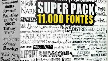 Super Pack Mais De 10 Mil Fontes