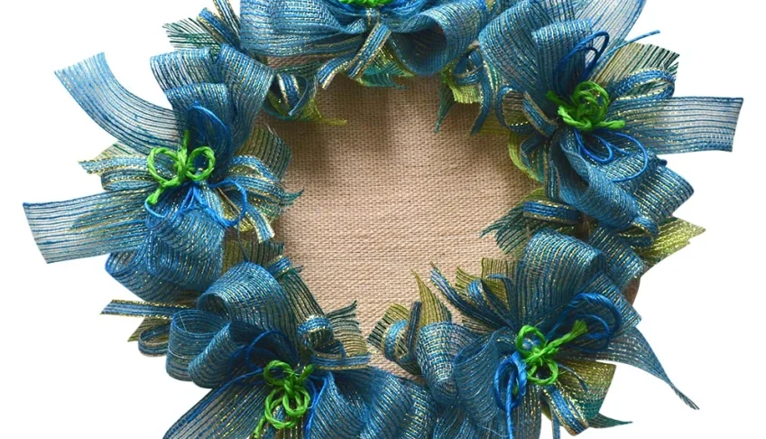 Base de Arranjo para Mesa - Azul