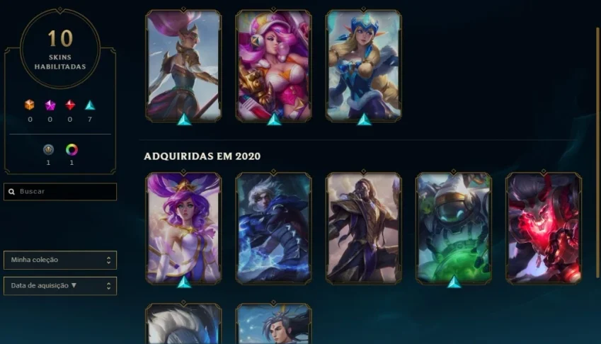 Conta LOL Plat1 por inativ queue de d3 muito barato