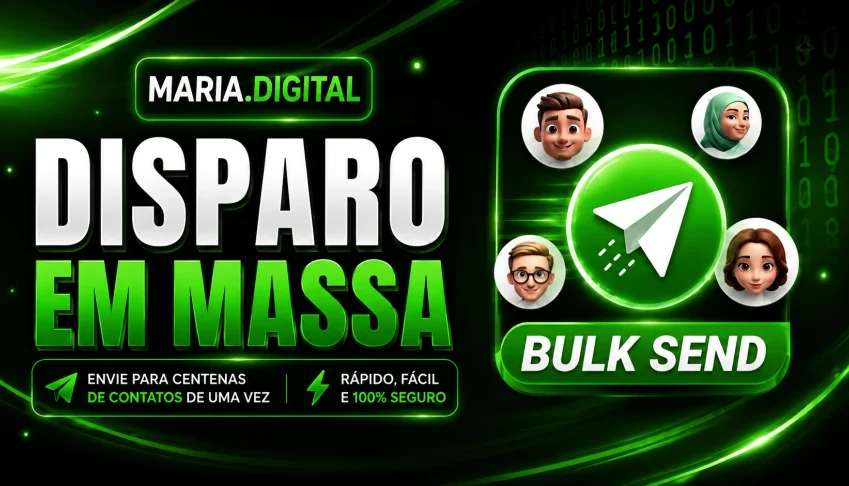 🤖 BULKSENDER - Extrai contatos, Salva automático, Dispara..