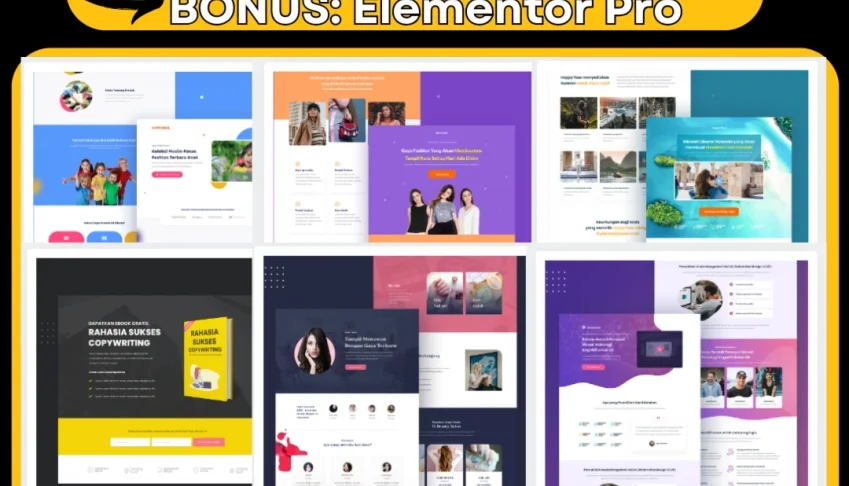 + 1.000 Páginas de Vendas Prontas + Elementor Pro 2024