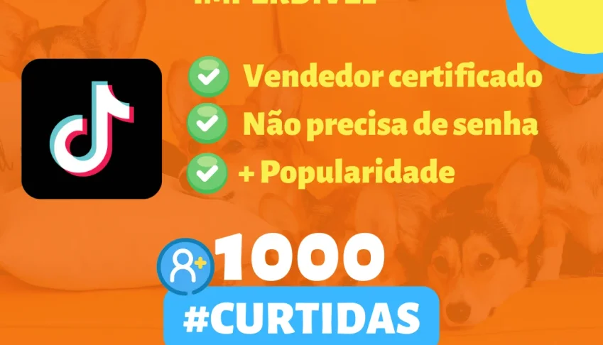 Pack 1K Curtidas No Tiktok Promoção !!