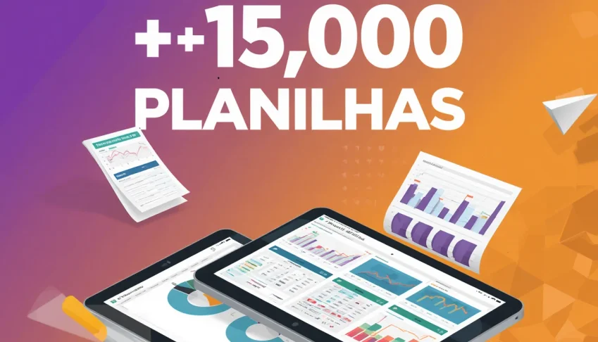 Super Pack PLANILHAS de EXCEL+ de 15000 - Entrega Imediata