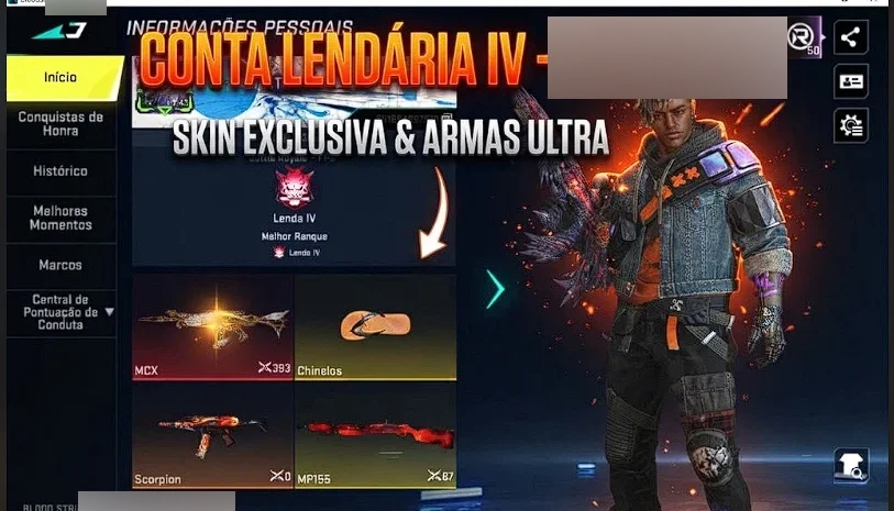 Conta de Blood Strike