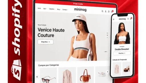 Tema Minimog Shopify + Chave de Ativação