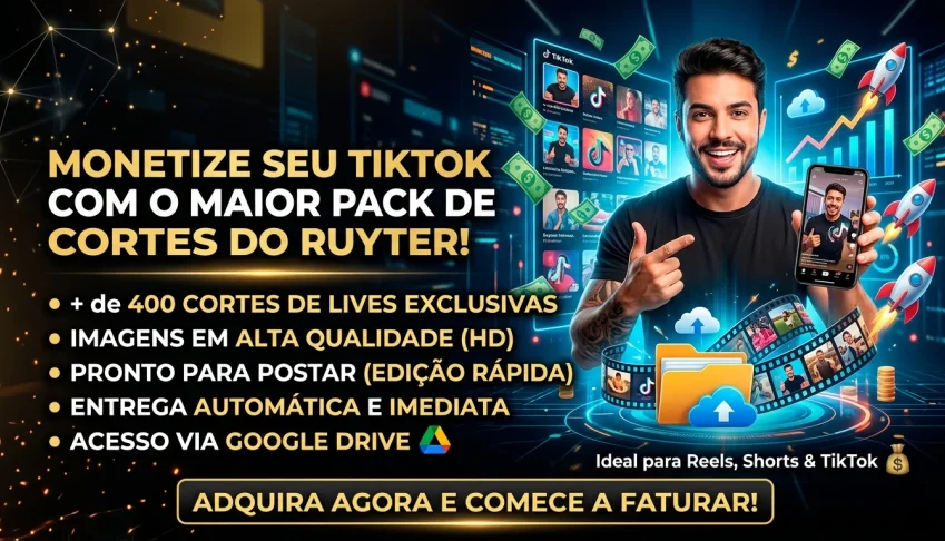 +400 Clipes do Ruyter para Criadores de Conteúdo e Shorts