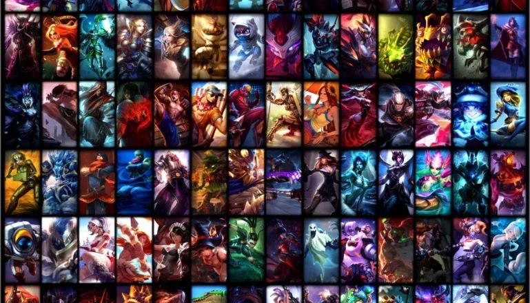 Conta Ouro V, Skin Vitoriosa, Mais de 190 skin