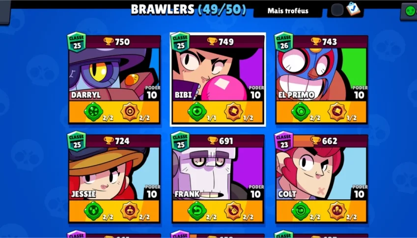 Conta Brawl Stars full