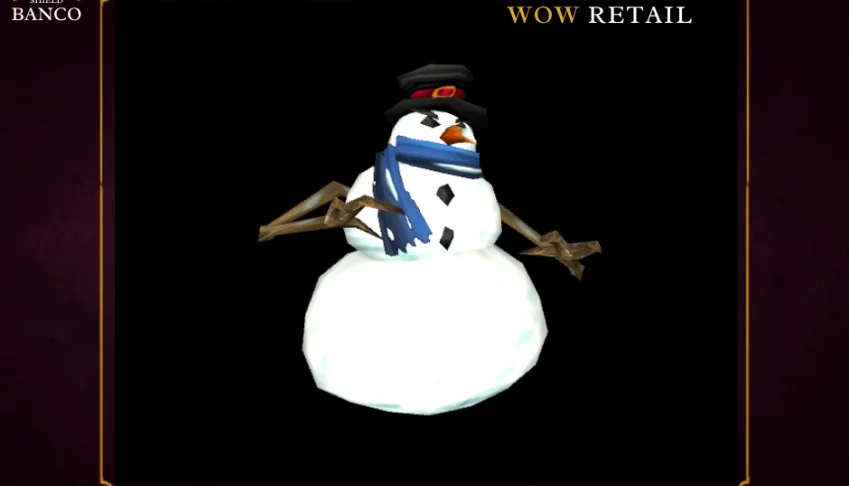 Mascote WoW - SNOWMAN (World of warcraft - Retail) Mini
