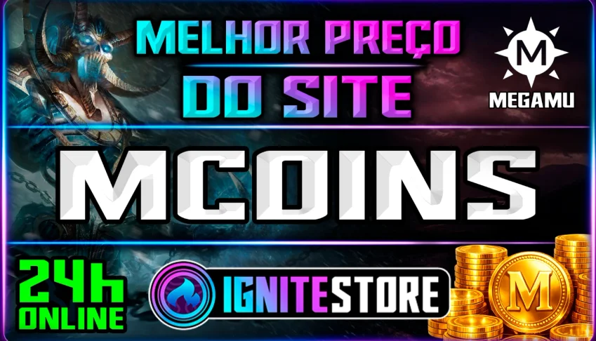 Mega Mu - Mcoin -  Melhor Preço Do Site