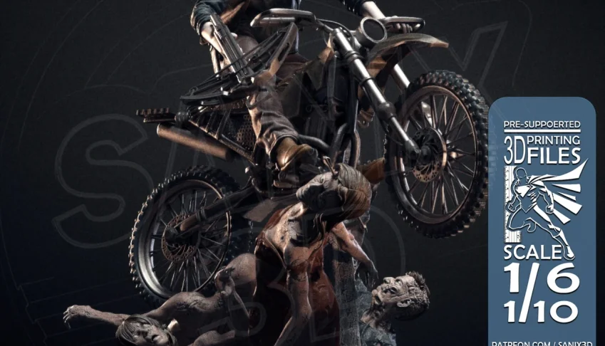 Daryl (TWD) 3d stl
