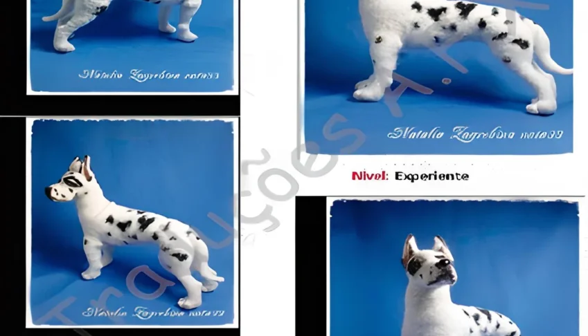 Receita em PDF - Cachorro Dálmata Amigurumi