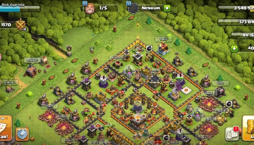 Conta Clash of Clans Cv11