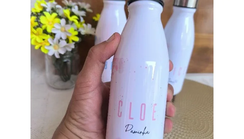 Garrafa 500 ml Personalizada para Casamento