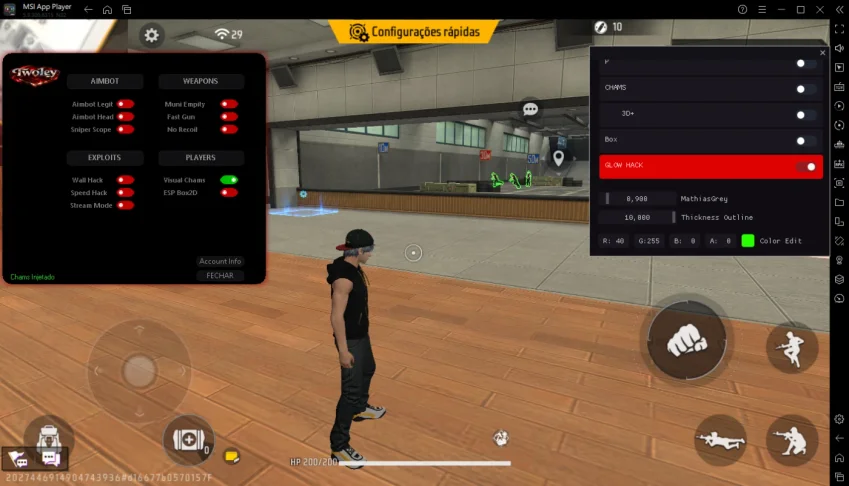 MENU EXTERNAL FREE FIRE
