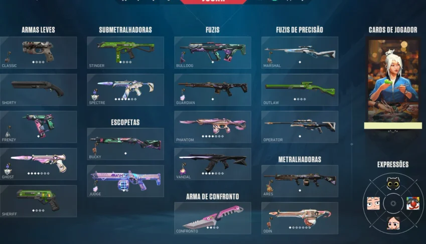 Conta de Valorant e League of Legends