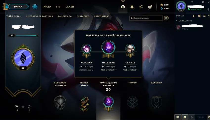 CONTA LV 30 BARATO UNRANKED UPADA NA MAO SEM RISCO DE BAN