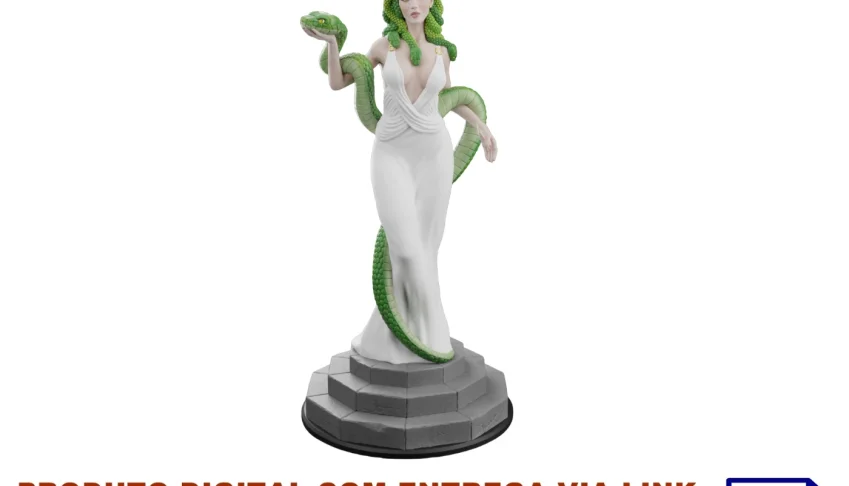 STL Para Impressão 3D - Medusa