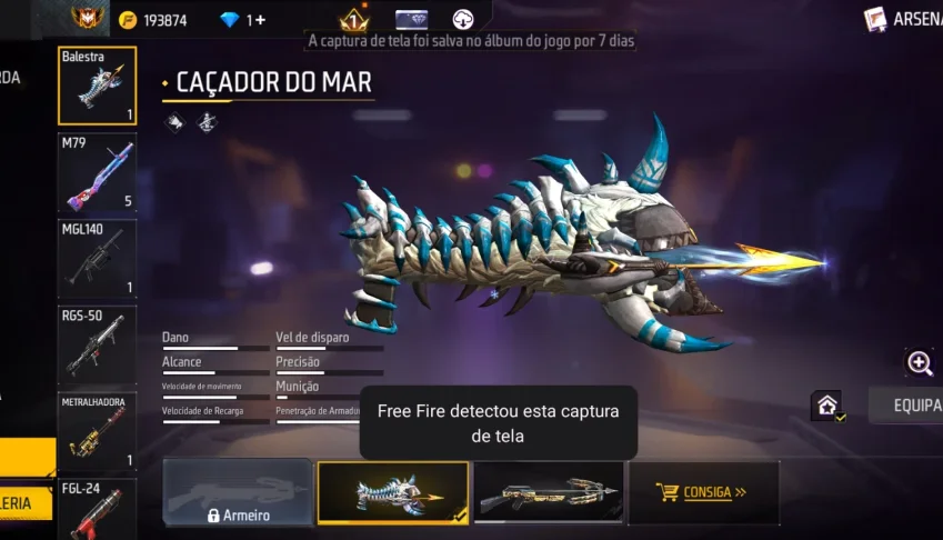Conta Free fire