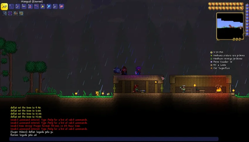 Servidor Profissional Terraria 1.4